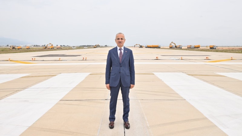 Abdulkadir Uraloğlu: Hatay Havalimanı'nın birinci etap çalışmalarında sona gelindi