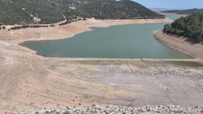 Edirne'de Kadıköy Barajı'nda su seviyesi yüzde 1'in altına düştü