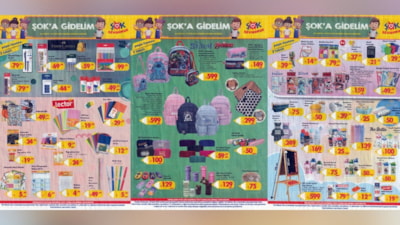 Okula hazırlık başladı: ŞOK'a kırtasiye ürünleri geliyor... ŞOK 20 Ağustos Aktüel