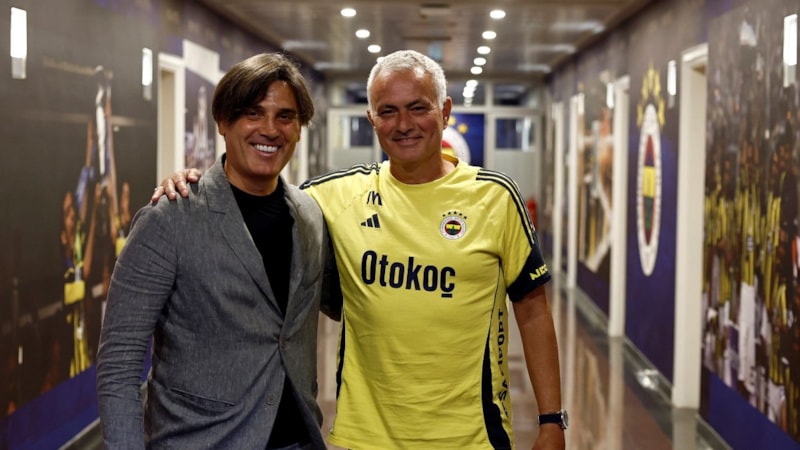 Vincenzo Montella'dan Jose Mourinho'ya ziyaret