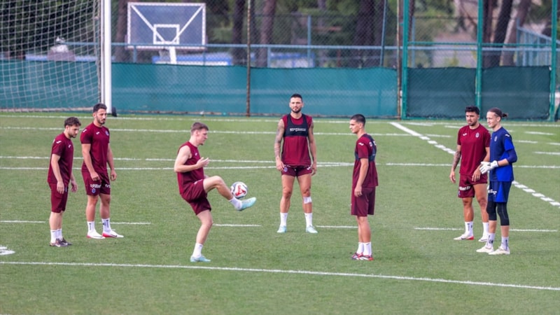 Trabzonspor'da Kasımpaşa hazırlıkları sürdü