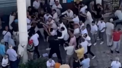 Samsun'da delege seçiminde yumruklu kavga