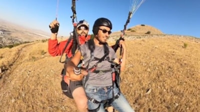 Kayseri'de havada korku dolu anlar