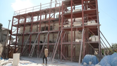 Hatay'da depremde hasar gören Tarihi Şeyh Ali Camisi restorasyonda