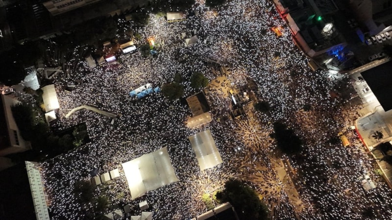 İsrail ayakta: Hükümet karşıtı eylemlere 1 milyondan fazla kişi katıldı