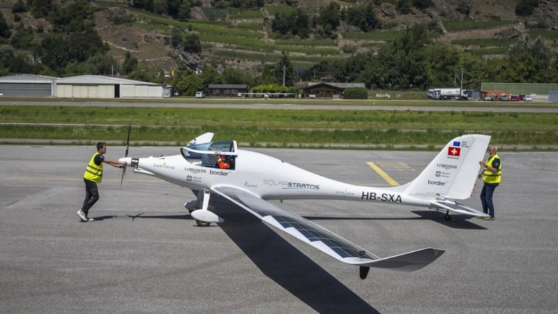 Güneş enerjili uçak SolarStratos irtifa rekoru kırdı