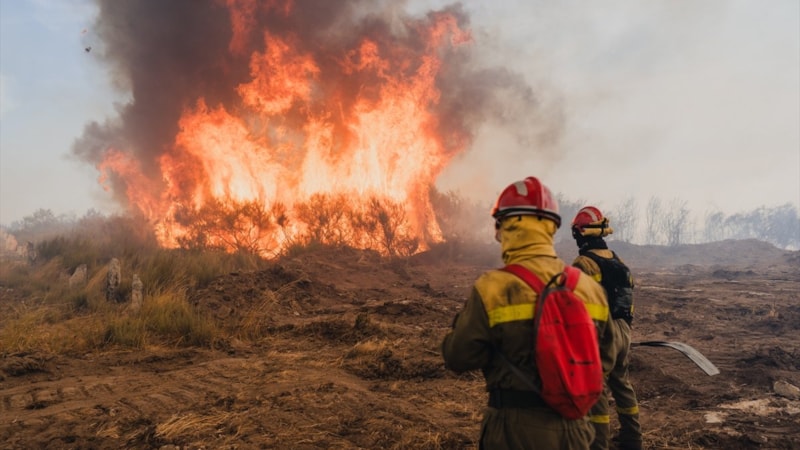 İspanya'da korkutan yangın: Havadan ve karadan müdahale sürüyor