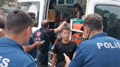 Kütahya'da çocuklar arasında bıçaklı kavga çıktı