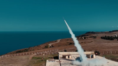 TRLG-122 füzesi ilk kez hafif bir araçtan fırlatıldı