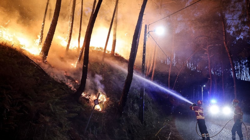 Portekiz'de korkutan yangın: Ölü sayısı 3'e yükseldi