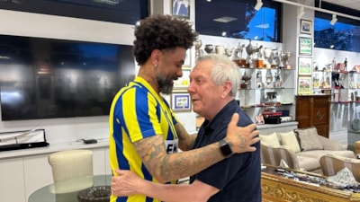 Cristian Baroni, Aziz Yıldırım'ı ziyaret etti