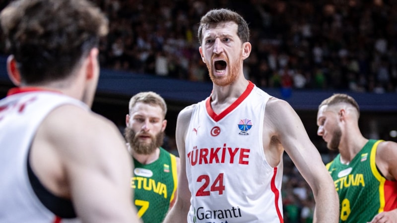 A Milli Erkek Basketbol Takımı, Litvanya'ya şans tanımadı