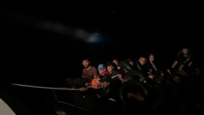 Çanakkale'de 41 kaçak göçmen yakalandı