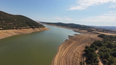 Edirne'de barajın su seviyesi yüzde 1'in altına düştü: Belediye tasarruf çağrısı yaptı