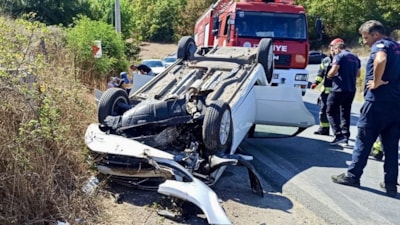 Kocaeli'de evli çifti kaza ayırdı