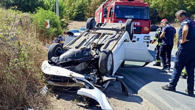 Kocaeli'de evli çifti kaza ayırdı