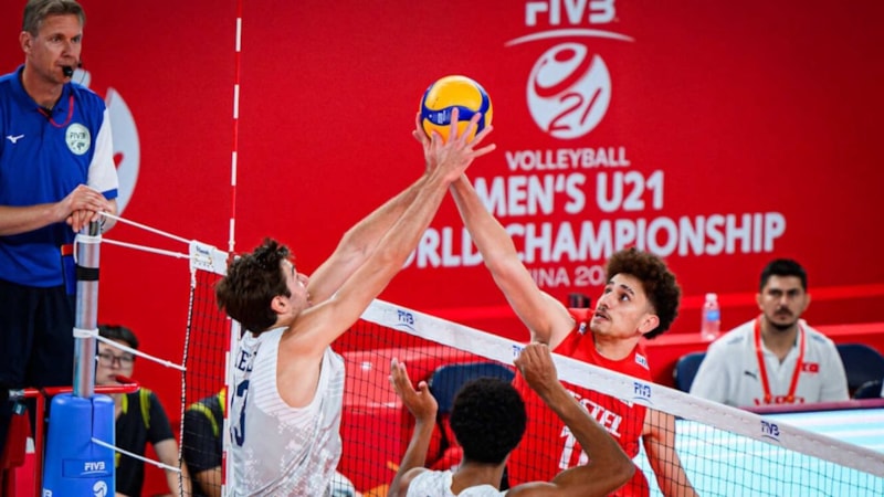 Türkiye 21 Yaş Altı Erkek Voleybol Takımı, ABD'ye mağlup oldu