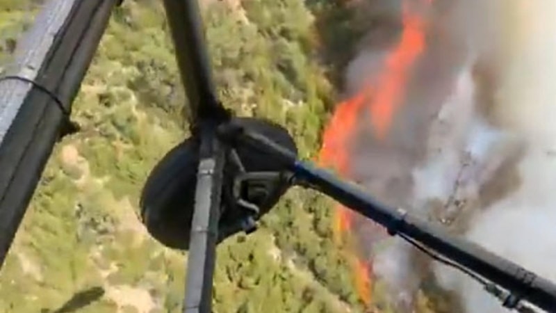 Denizli'de orman yangını çıktı: Ekipler bölgeye sevk edildi