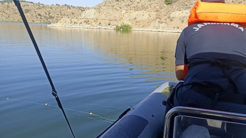 Kırıkkale'de 250 metrelik ağla balık avlayan şahsa ceza