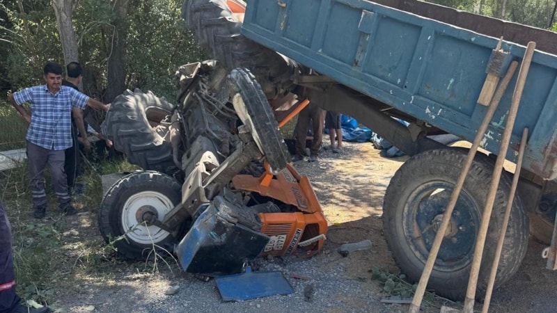 Malatya'da traktör kazası: 2 yaralı