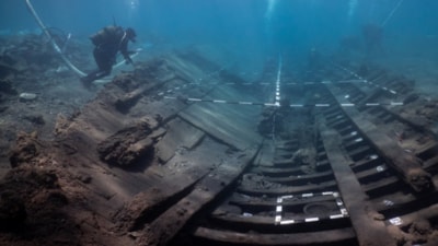 Datça açıklarındaki Osmanlı batığı gün yüzüne çıkıyor