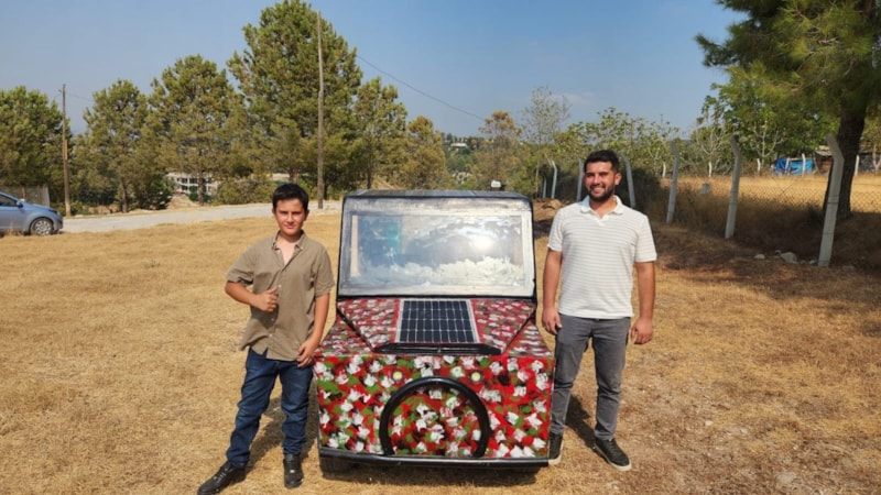 Osmaniyeli Barış, güneş enerjisi ile çalışan arazi aracı yaptı