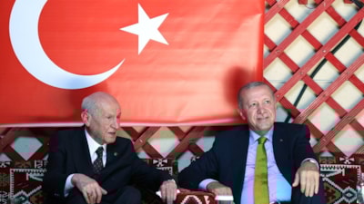 Cumhurbaşkanı Erdoğan, Ahlat'ta Bahçeli ile görüştü
