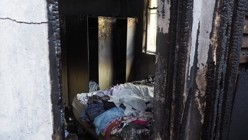 İzmir'de barakada yangın çıktı: 34 küçükbaş hayvan telef oldu