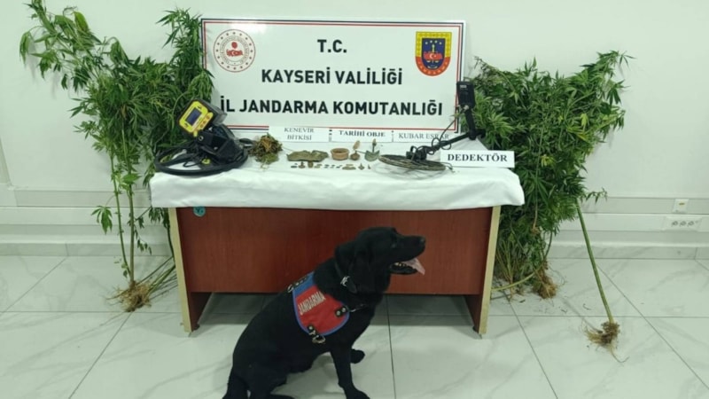 Kayseri’de 21 adet tarihi eser ele geçirildi