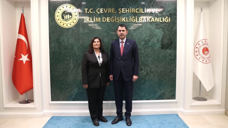 Aydın heyetinden Murat Kurum'a ziyaret