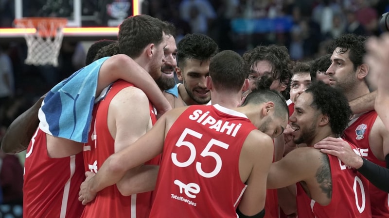 A Milli Erkek Basketbol Takımı, Letonya'ya şans tanımadı