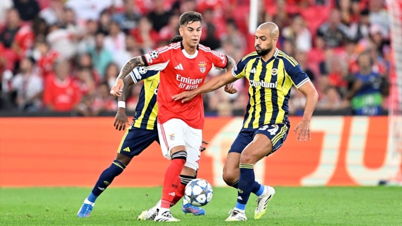 Benfica'ya yenilen Fenerbahçe, Şampiyonlar Ligi'ne kalamadı