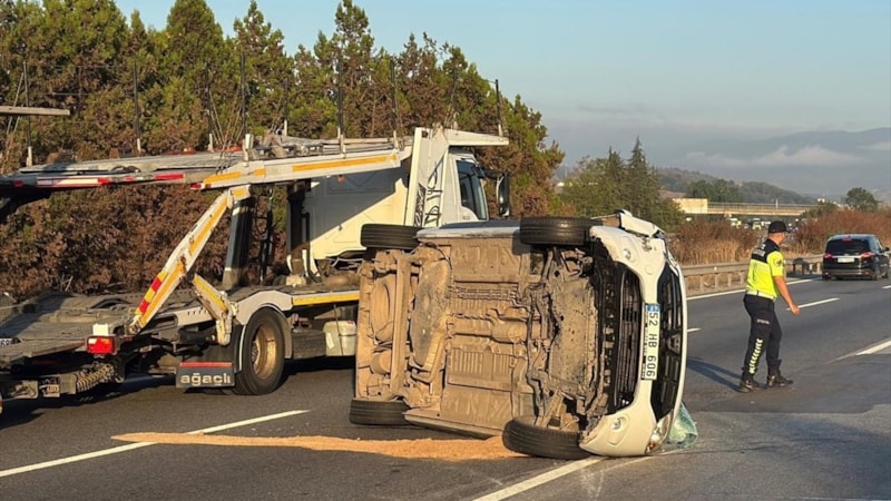 Anadolu Otoyolu'nda kaza: 6 yaralı
