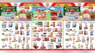 BİM'den 2 Eylül fırsatları: Toz deterjan 299 TL, Tuvalet kağıdı 285 TL, Çamaşır suyu 89 TL…