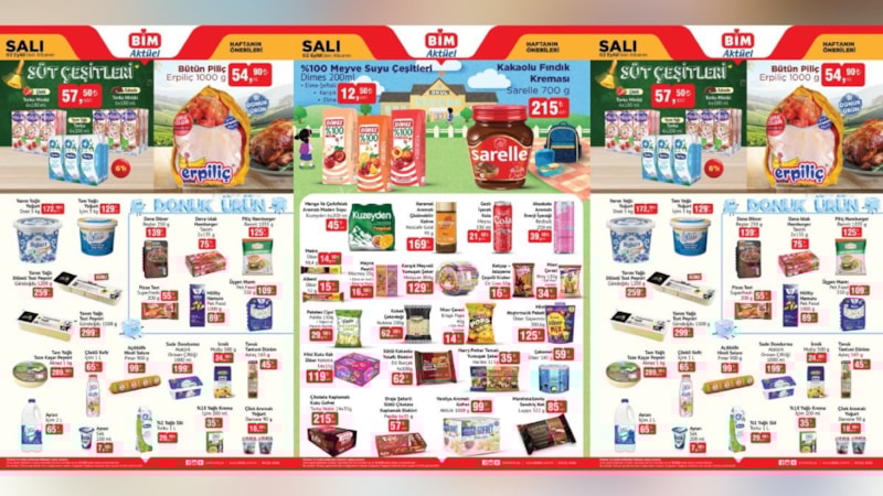 BİM'den 2 Eylül fırsatları: Toz deterjan 299 TL, Tuvalet kağıdı 285 TL, Çamaşır suyu 89 TL…