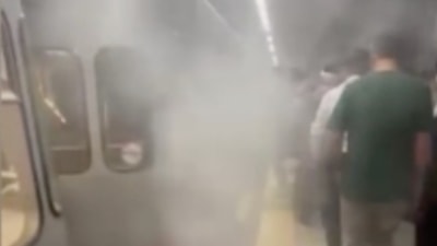 İstanbul'da metronun fren balatlarında yangın çıktı