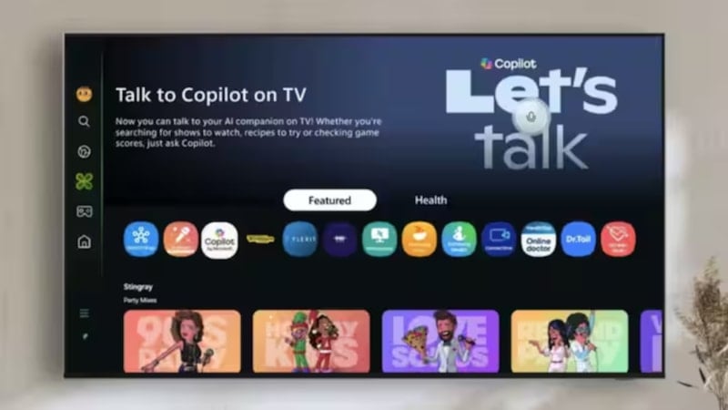 Microsoft'un yapay zekası Copilot, Samsung TV'lere geldi
