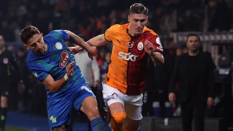 Galatasaray ile Rizespor 47. randevuda