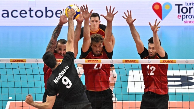 A Milli Erkek Voleybol Takımı, Almanya'yı devirdi
