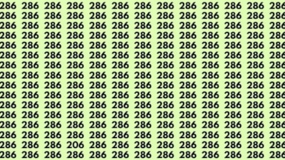 Farklı sayı ne? Resimdeki farklı sayıyı 6 saniyede bulanlar dahi sayılıyor!