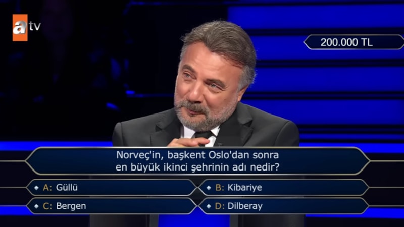 200 bin TL'lik soru gündem oldu! İşte, Kim Milyoner Olmak İster'e damga vuran soru