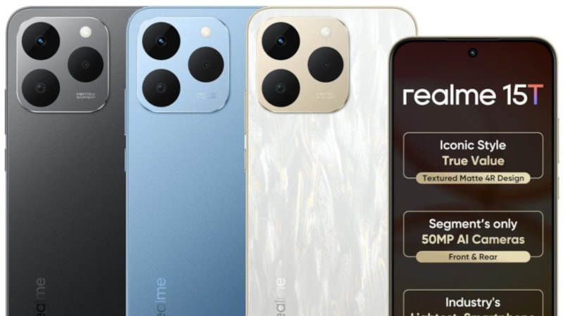 Realme 15T 5G tanıtıldı: İşte fiyatı ve özellikleri