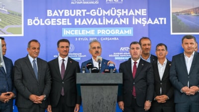 Abdulkadir Uraloğlu Gümüşhane'de: Hedefimiz 2026 yılı içerisinde havalimanını bitirmek