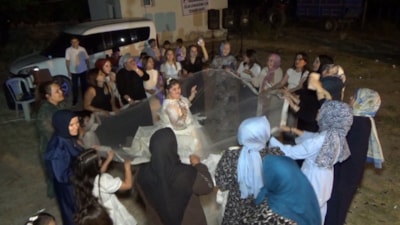 Çorum'da down sendromlu Mesude'nin düğün hayali gerçek oldu