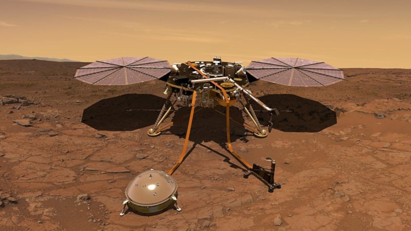 NASA'nın InSight aracı, Mars'ın merkezinde bir sürpriz keşfetti