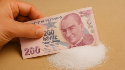 Eskiler böyle yaparmış: Parayı tuzla ovalayınca bakın neler oluyor...