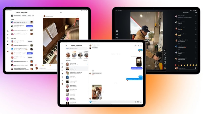 Meta, iPad'ler için yeni Instagram uygulamasını yayınlandı