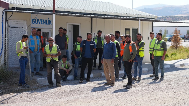 Kırıkkale’de otoyol işçileri, maaşlarını alamayınca eylem başlattı