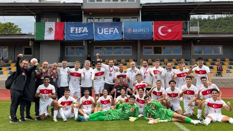 18 Yaş Altı Milli Futbol Takımı, Meksika'yı mağlup etti