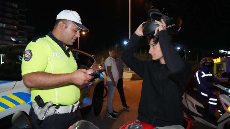 Kırıkkale’de motosiklet denetimleri kask kullanımını artırdı
